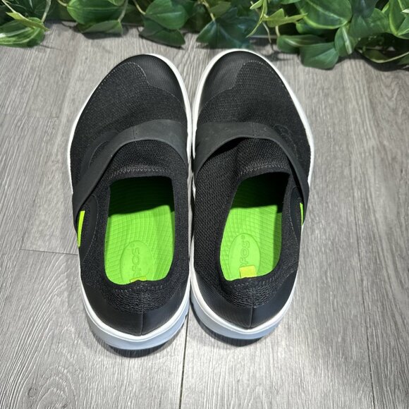 Oofos OOmg eeZee Low Mesh Mens 8 Women 9.6 Black Shoes Slip On Recovery main image 8